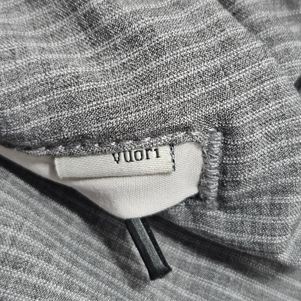Vuori Cruise Boardshorts Mens XXL Grey‎ White Stripe Performance Swim V330
